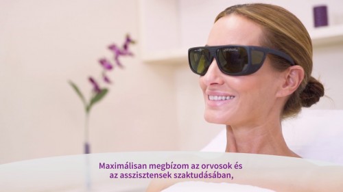 Epres Panni lézeres szőrtelenítő kezelése a Bársonyban