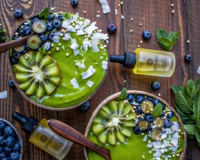 “Zöld Istennő” smoothie bowl