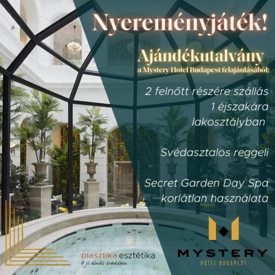 ﻿﻿﻿Nyerj exkluzív éjszakát a Mystery Hotel Budapest szállodájába!